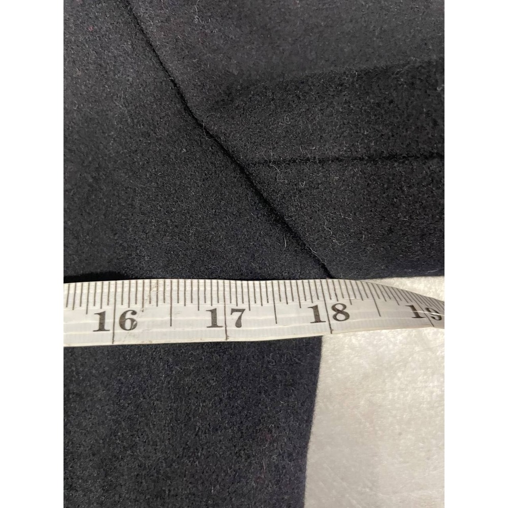 American Eagle Blazer Jacket Womens Small Wool Black Peacoat Pink Quilt Lined - Picture 8 of 12